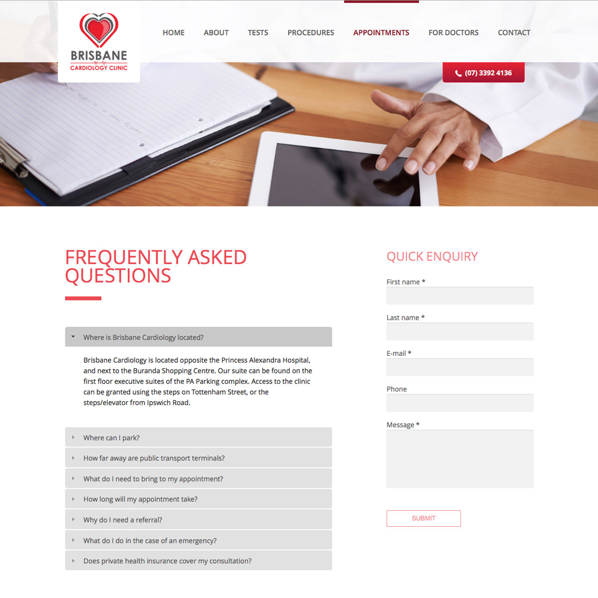 Brisbane Cardiology Clinic FAQ's
