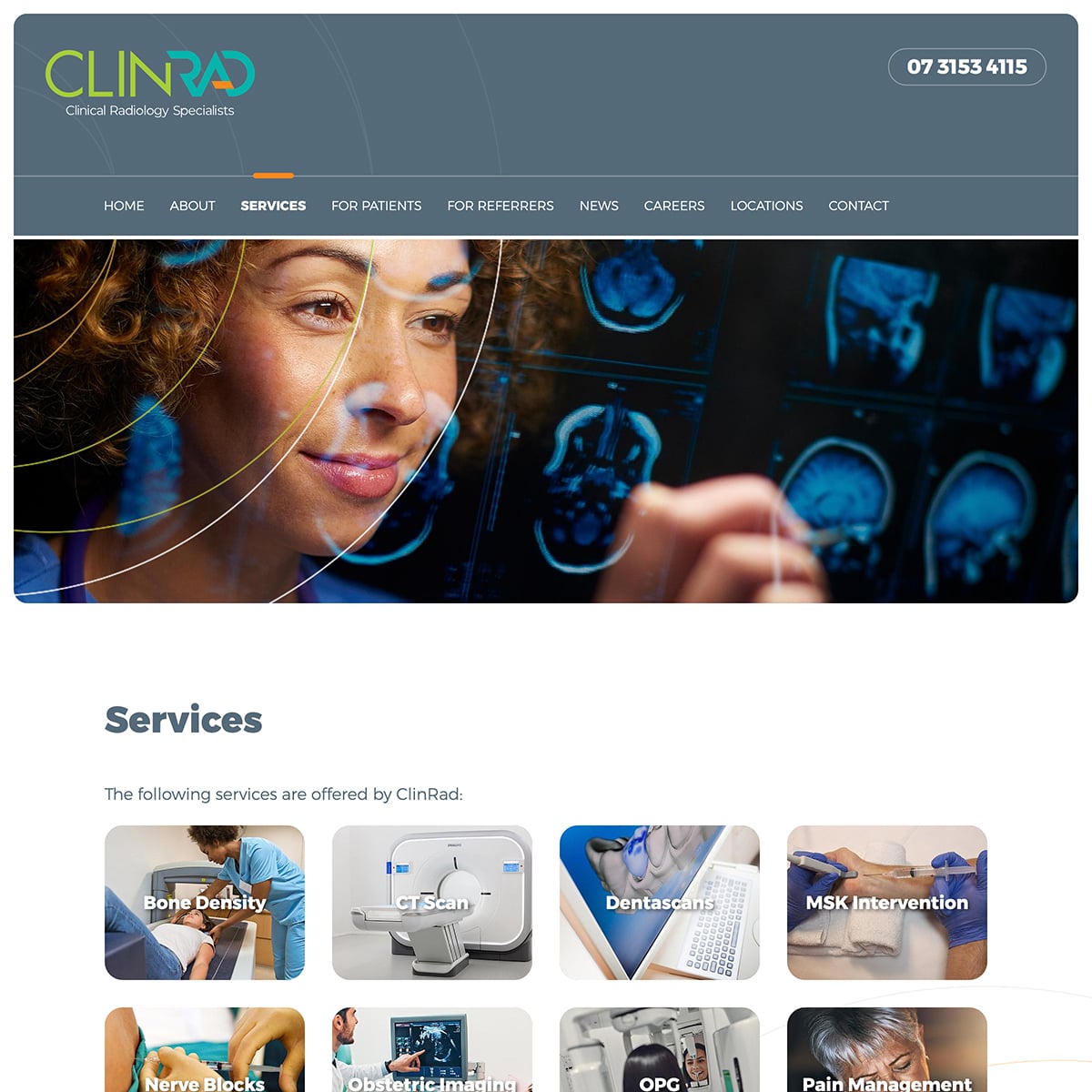 ClinRad - Services Index