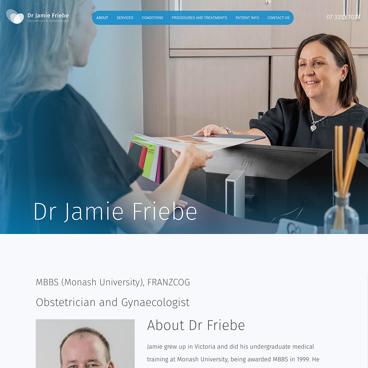 Dr Jamie Friebe - About