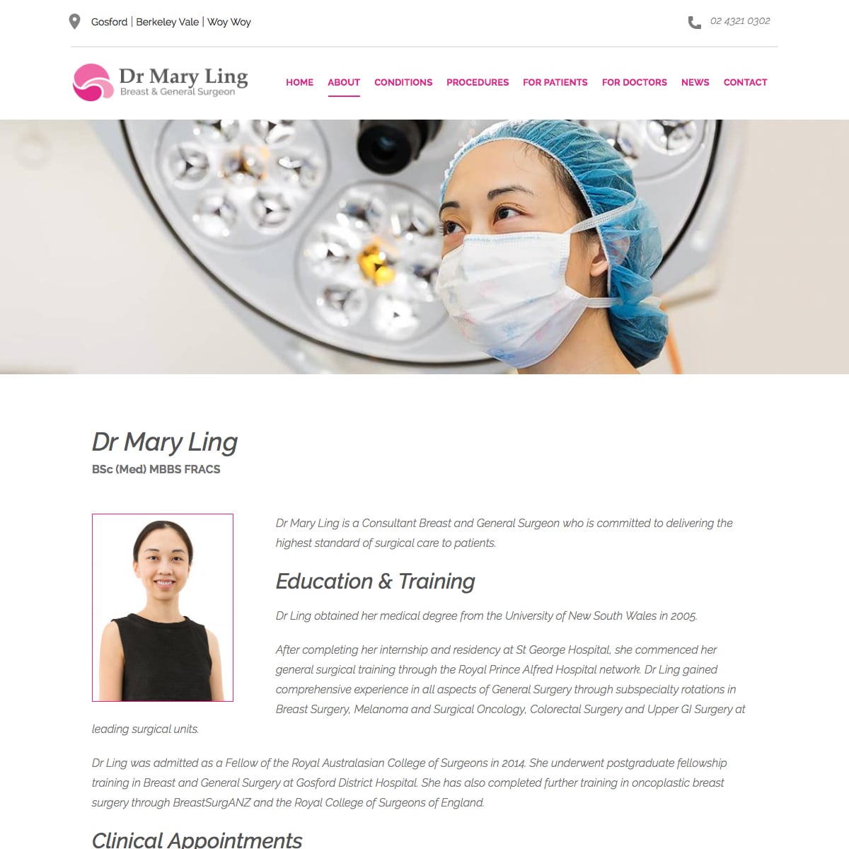 Dr Mary Ling - Bio