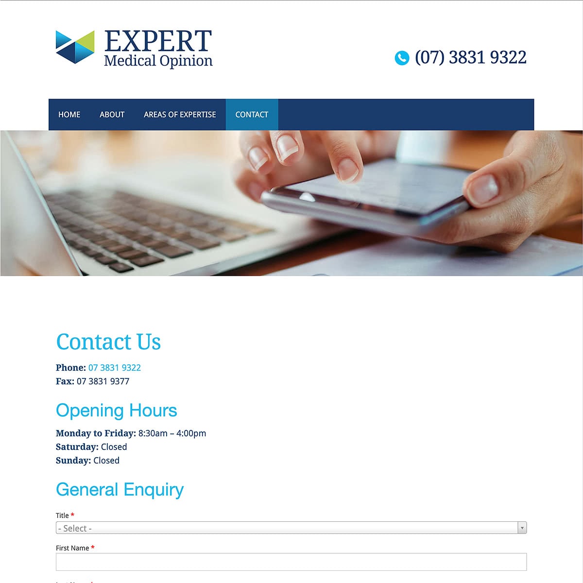 Expert Medical Opinion - Contact Us
