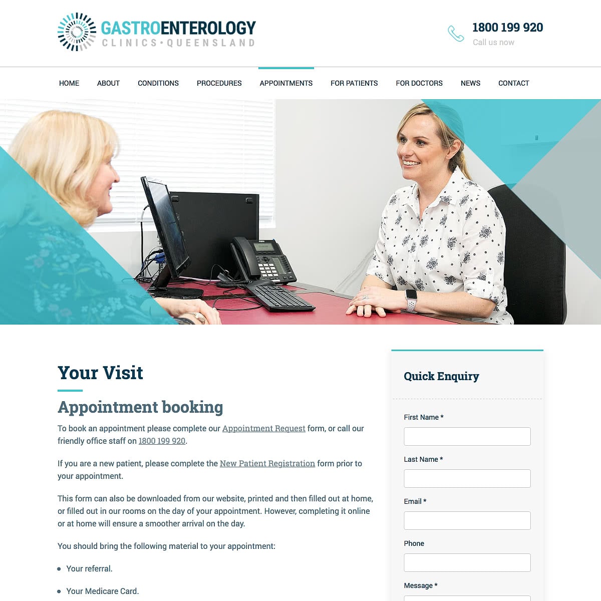 Gastroenterology Clinics Queensland - Your Visit