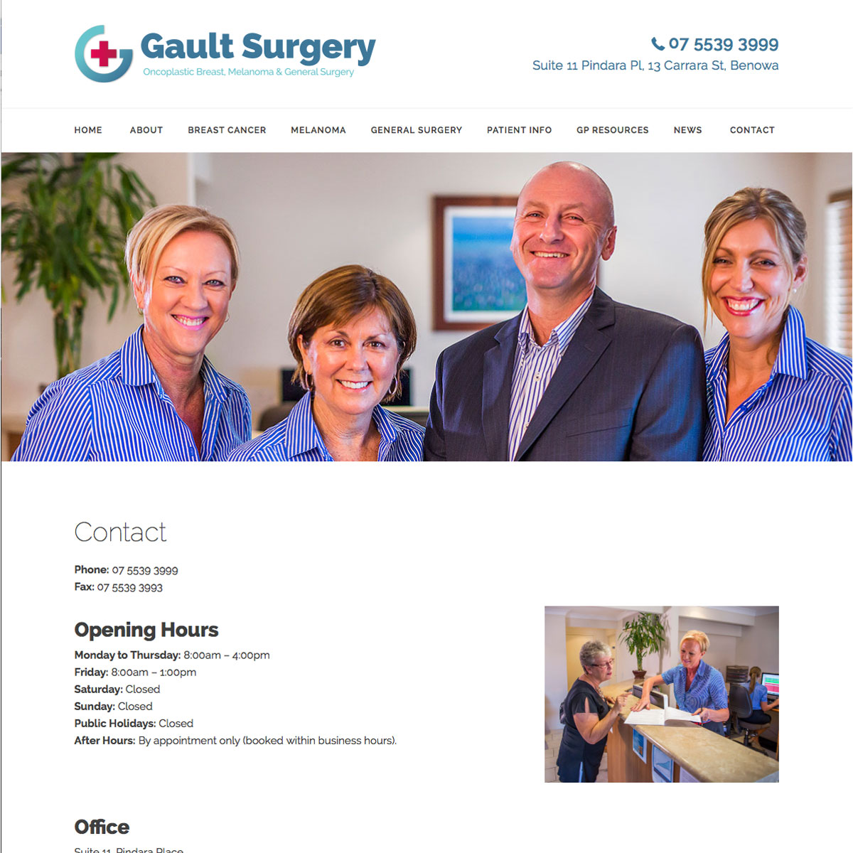 Gault Surgery Contact