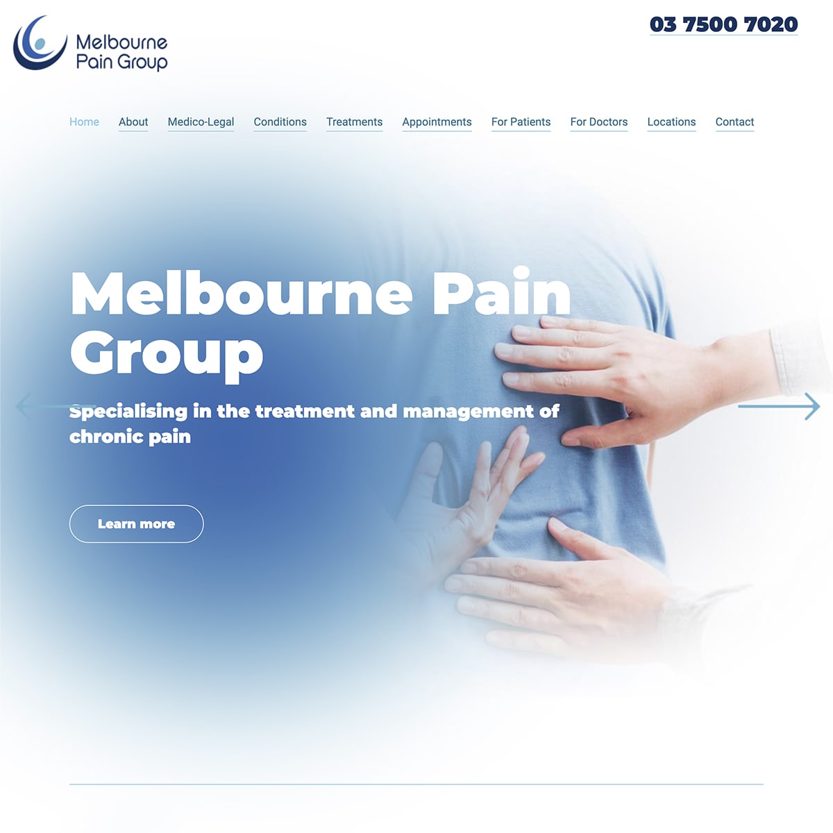 Melbourne Pain Group - Homepage