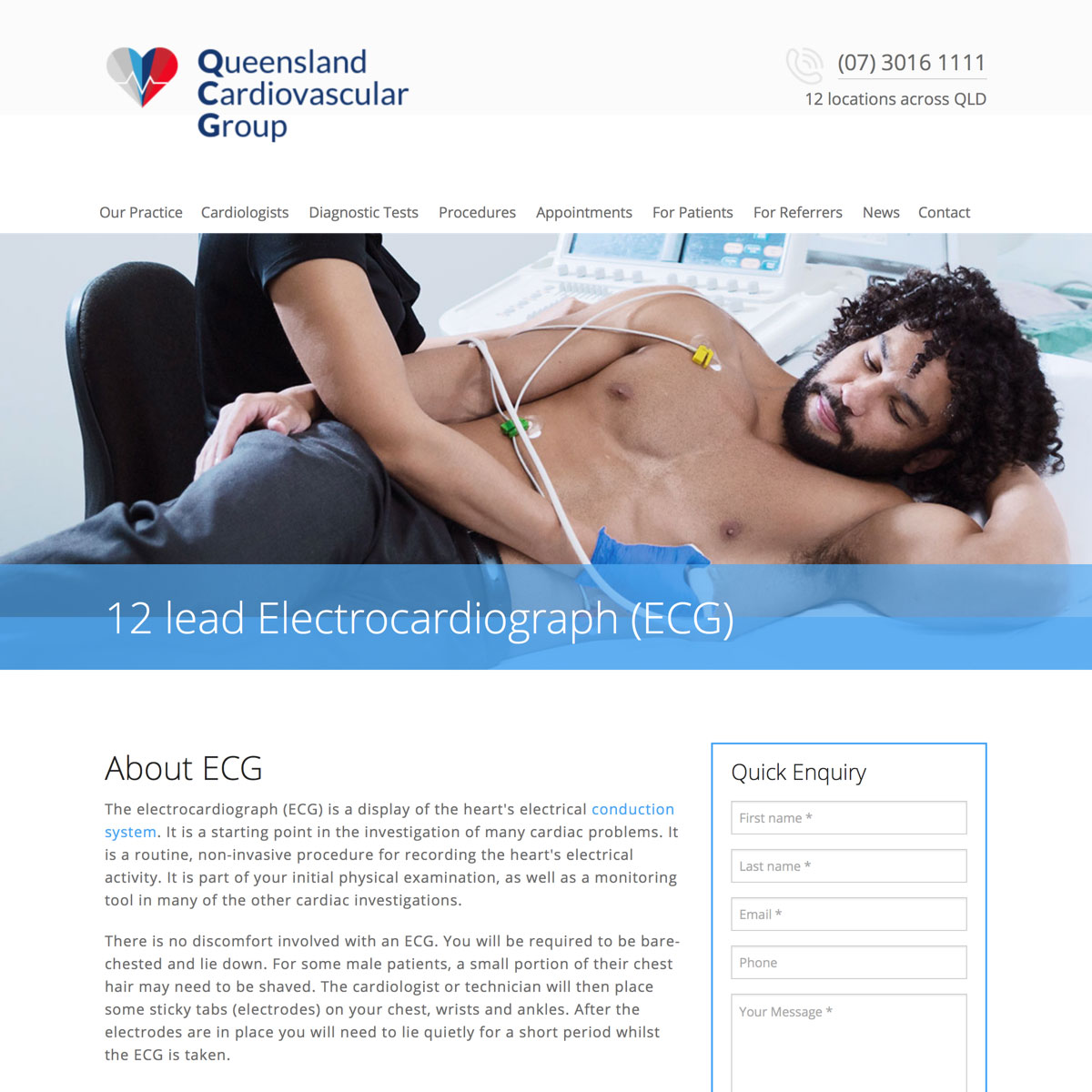 Queensland Cardiovascular Group - Diagnostic Test
