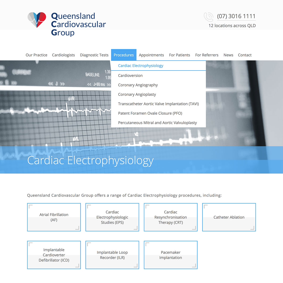 Queensland Cardiovascular Group - Procedure Index