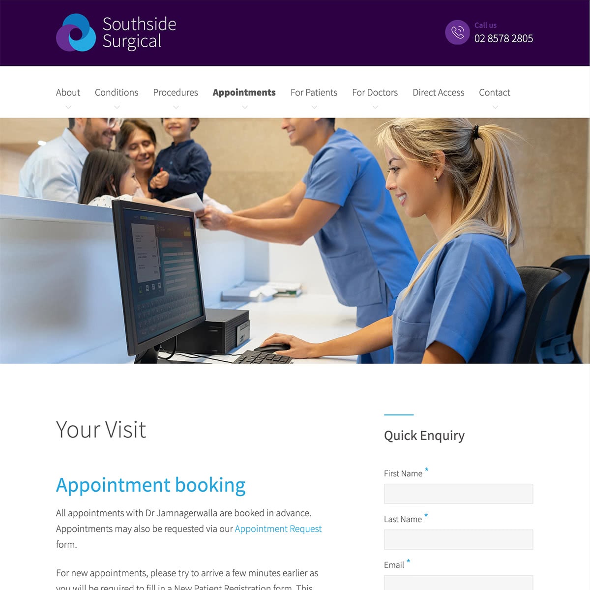 Southside Surgical - Appointments