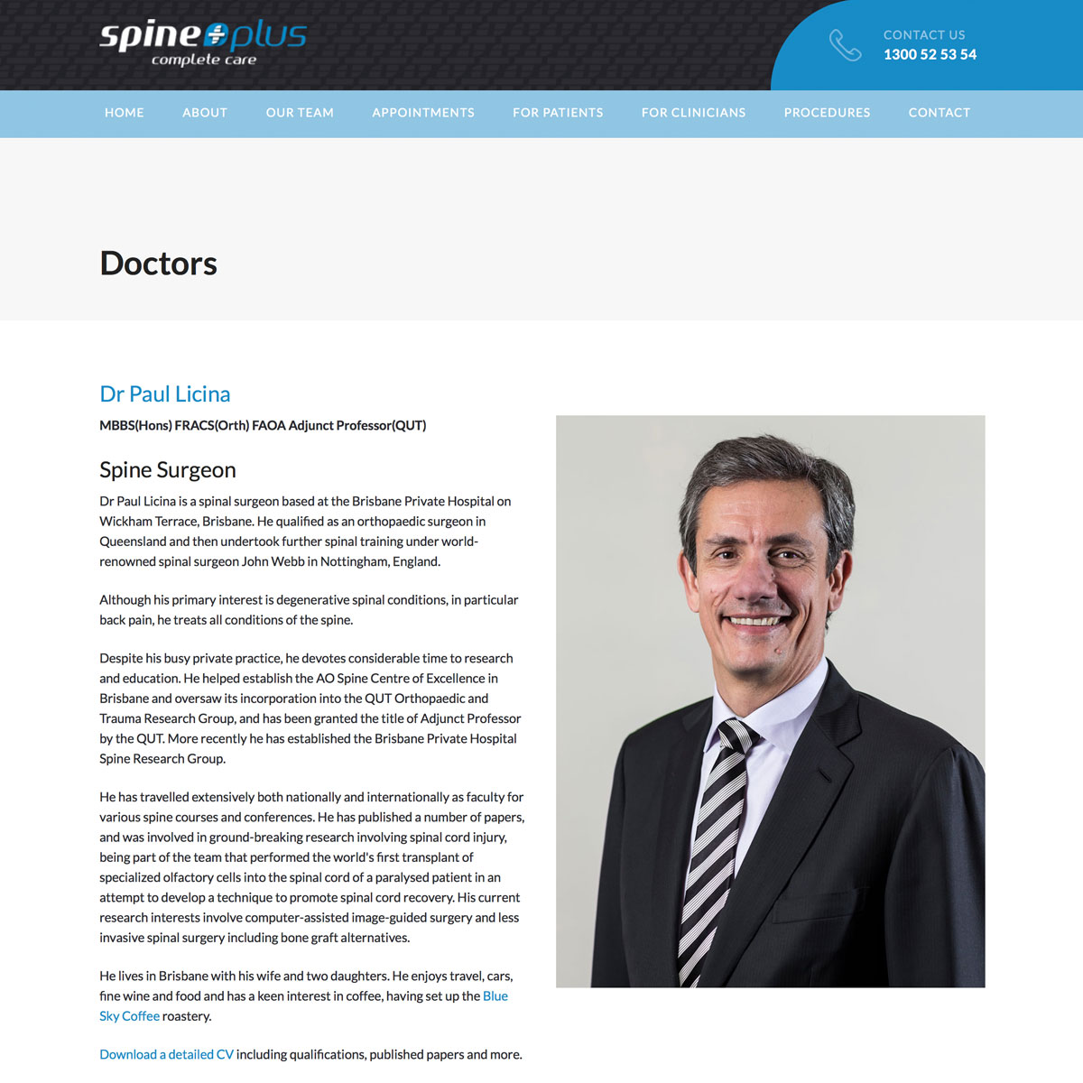 SpinePlus - Dr Paul Licina