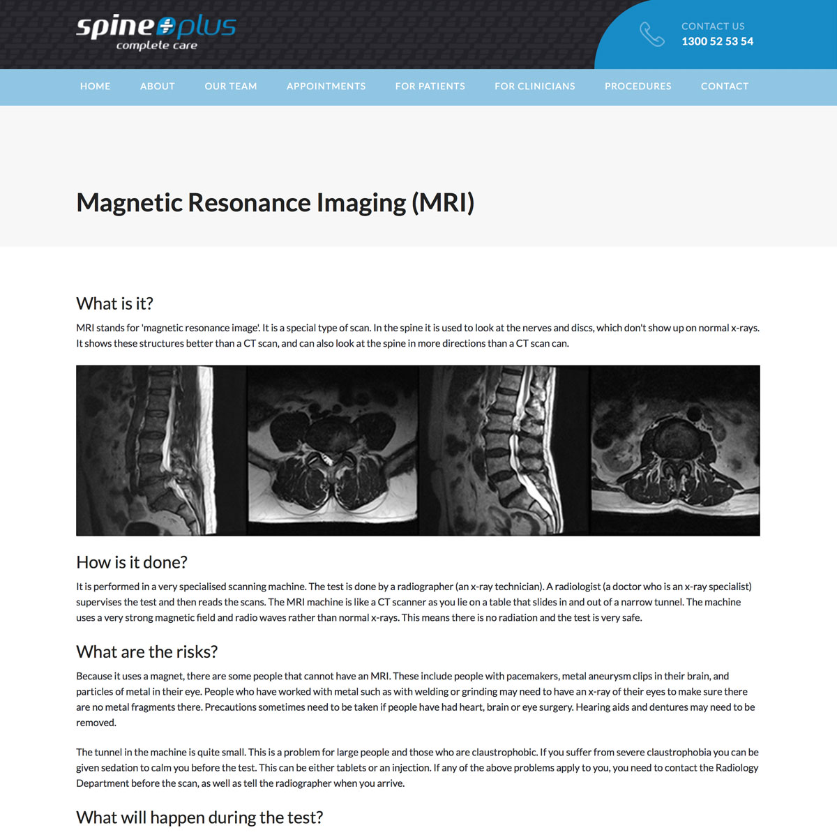SpinePlus - Magnetic Imaging