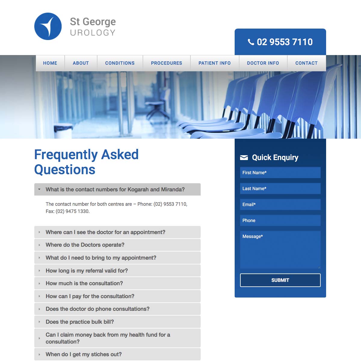 St George Urology FAQ