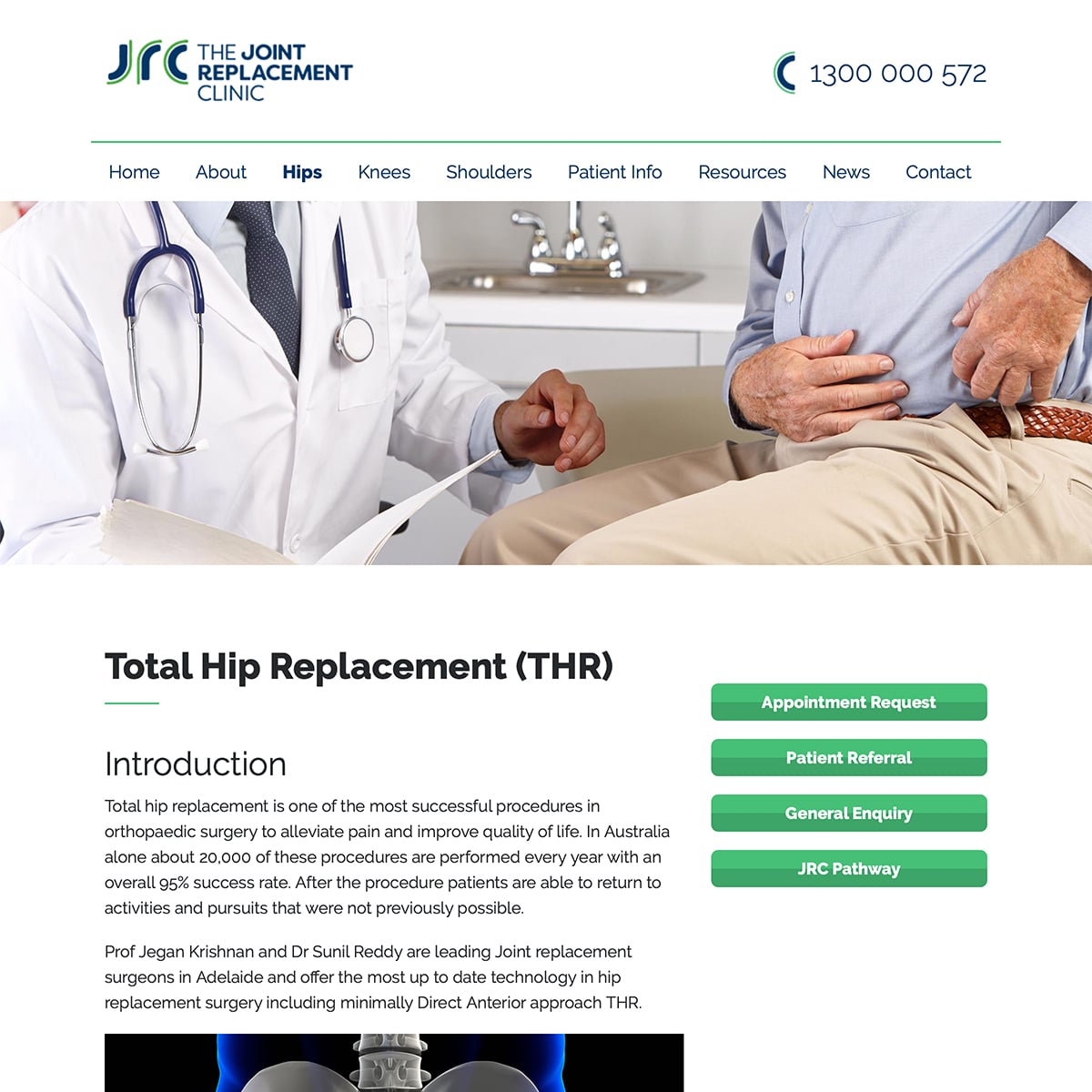 The Joint Replacement Clinic - Total Hip Replacement