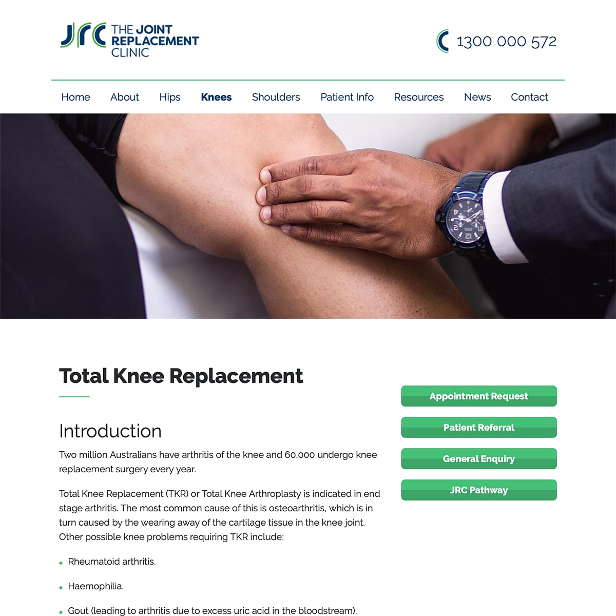 The Joint Replacement Clinic - Total Knee Replacement