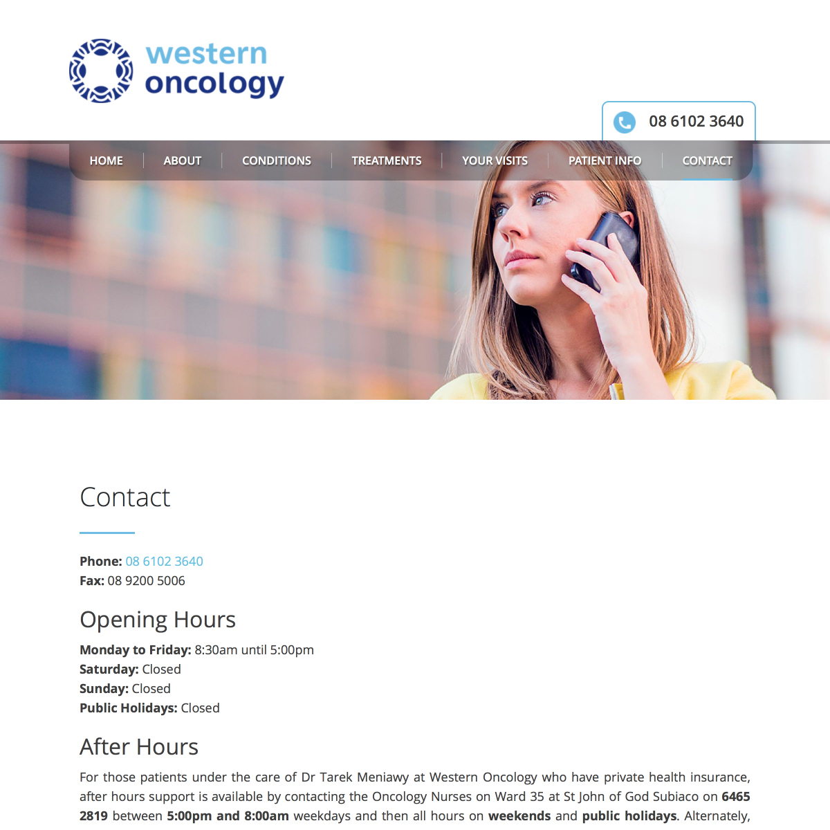 Western Oncology - Contact