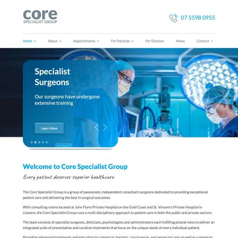 Core Specialist Group - Home