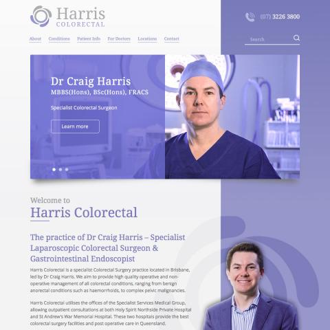 Harris Colorectal - Homepage