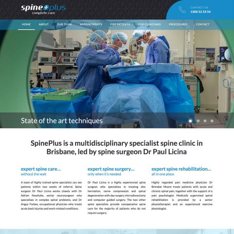 SpinePlus - Home Page